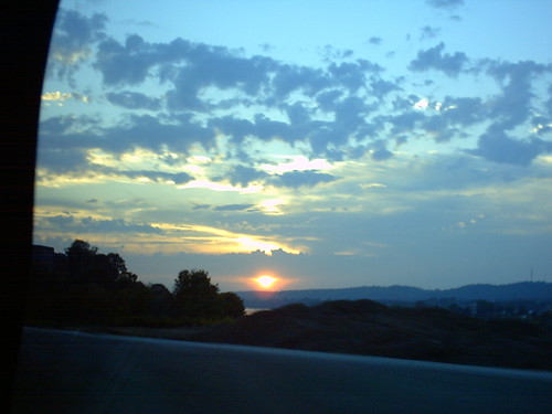 Sunset on the Ohio River