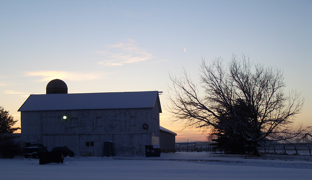 Sunset at the Horse Barn