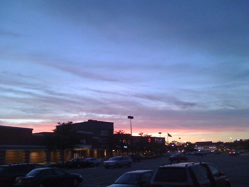 Sunset at Edens Plaza