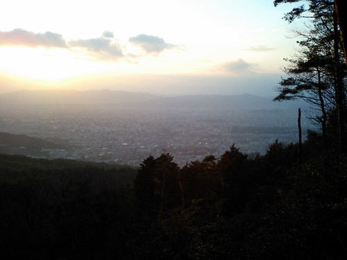 Sunset on top of Higashiyama