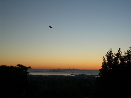 blimp over berkeley