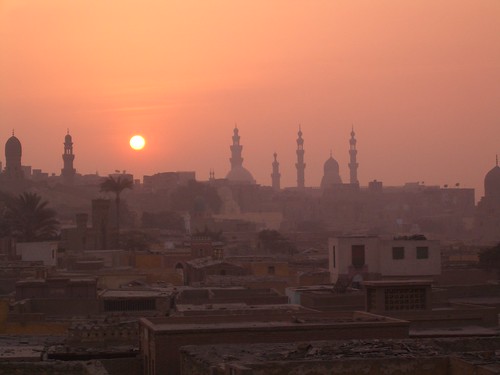 Sunset over Cairo