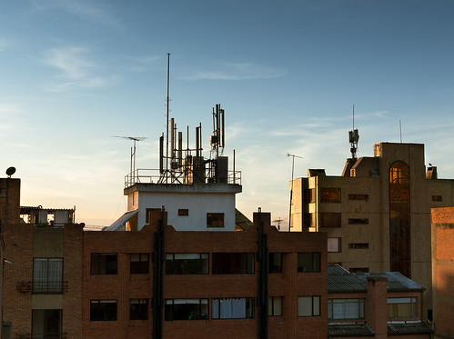 Sunset over Bogota