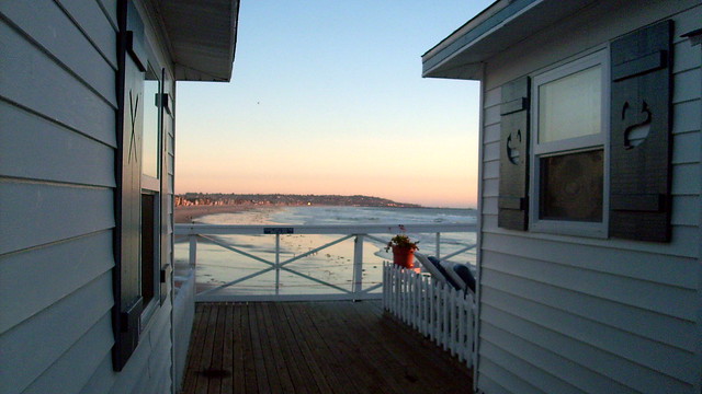 houses on a pier