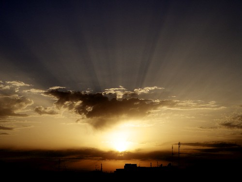 Sunset from my house (HDR)