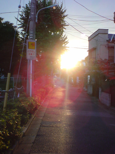 Sunset of the end of rainy season. by toshiroh