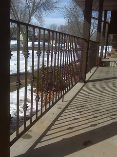 Collared Metal Railing