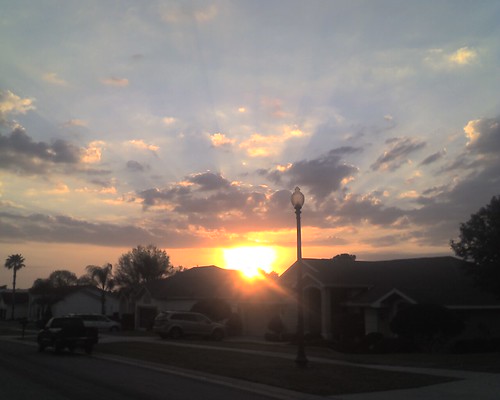 Sunset Over Pristine Place - Spring Hill, Florida