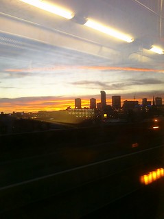 My View from the train approaching Moor Street station, Birmingham UK