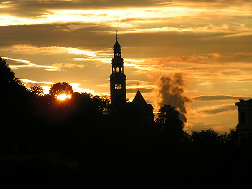 Salzburg at Sunset