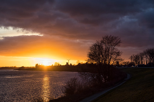 HH Altengamme Sonnenuntergang