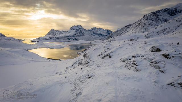 Snowshoeing to Mount Ryten