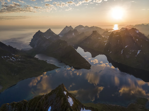 Solstice night over Lofoten