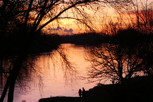 Coucher de soleil romantique explore