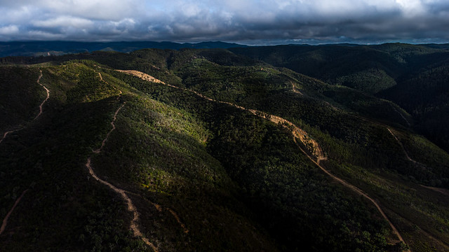 Hiking in sky and heaven