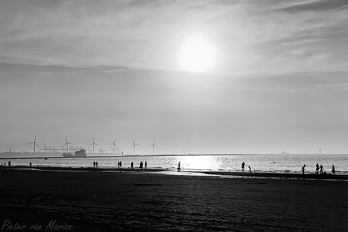 At the beach