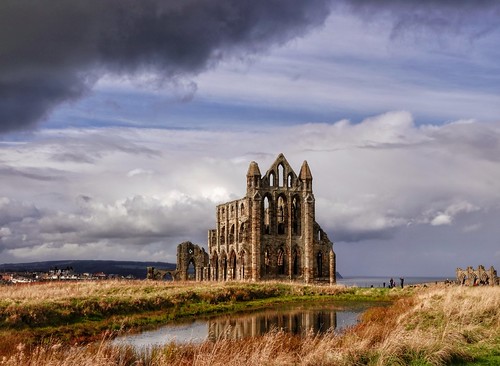 Sunshine and showers over Whitby Abbey!