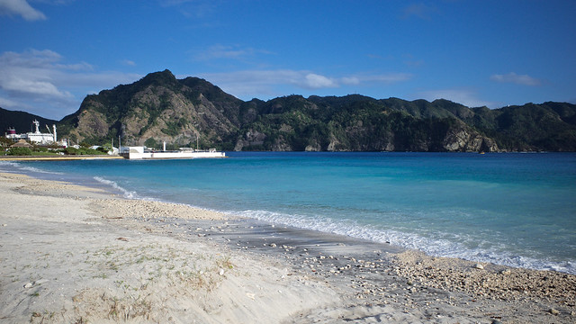 Oomura beach facing Futami bay