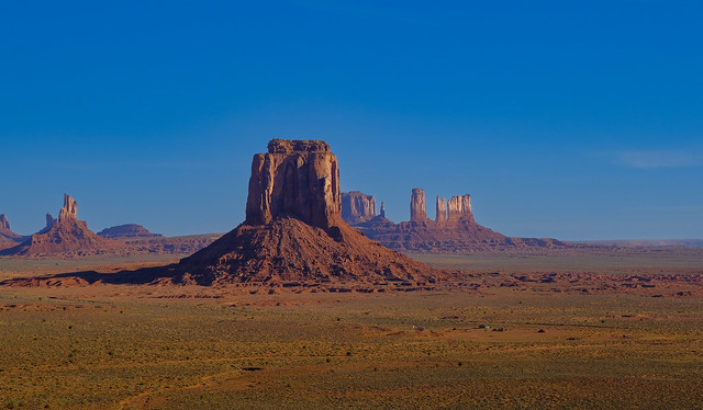 Monument Valley in the Morning Sunlight