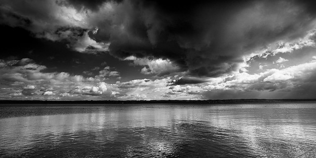 lake and clouds