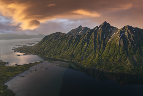 Lofoten's Burning Sky