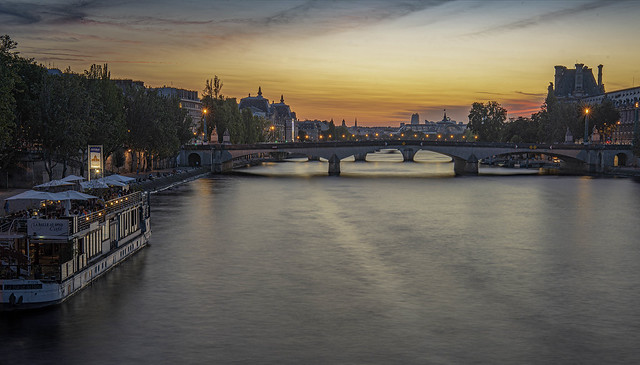 Sunset over Paris - Long Exposure