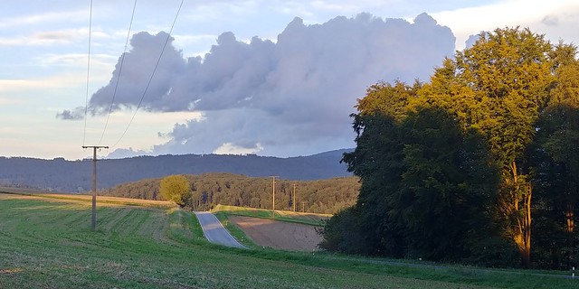 Rain clouds over the Taunus