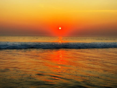 Sunset over Canggu, Bali Indonesia