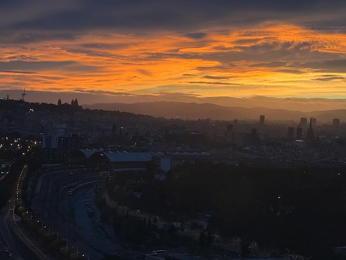 Barcelona sunset