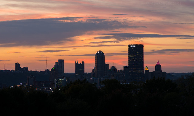 Pittsburgh Skyline after Sunset