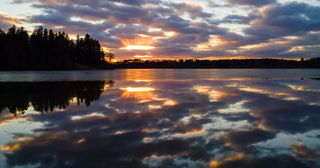 Spring at the lake Pitkäjärvi