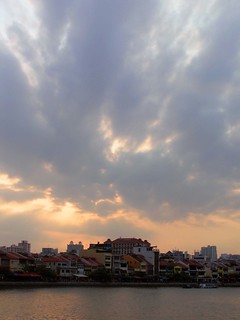 Sunset at Boat Quay