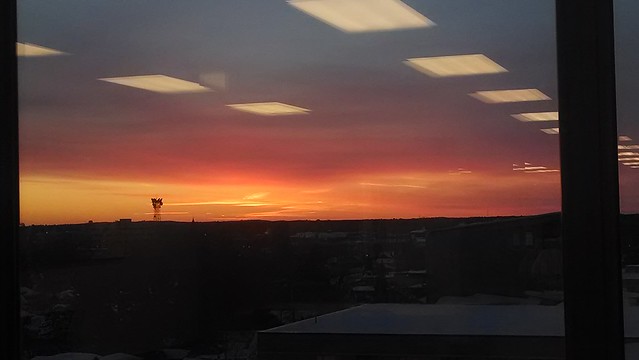 sunset from the sixth floor