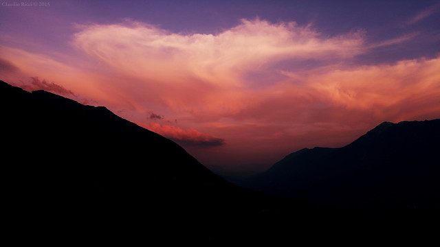 Valle Roveto Dusk, Abruzzo, Central Italy