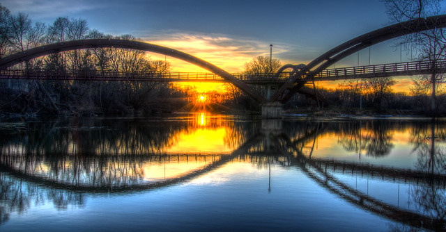 Chippewa River Sunset Dec 25, 2012