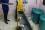 The plastic is then fed into a machine at the end of the extruder, which cuts it into small pieces.