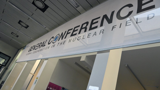 In 2022, the IAEA’s annual General Conference (GC) was held from 26 to 30 September. It was attended by more than 2 500 <a href=_.html#">participants</a> from 153 countries. Delegates also attended additional in-person and hybrid side events and exhibitions, which took place in advance of, and during, the week of the General Conference.