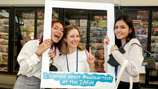 Nuclear science and technology play an important role in addressing issues in low-carbon energy demand, human health, food security and environmental pollution, and contribute to socioeconomic development around the world.

The IAEA works to foster greater interest in these technologies among youth, including in Asia and the Pacific. Student and teacher winners from a Virtual NST Education Competition visited the IAEA in Austria in May 2022 to present their projects and learn hands on about the many uses of nuclear technology. 
