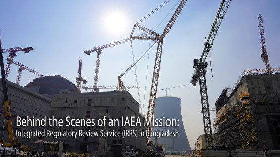 The Integrated Regulatory Review Service (IRRS) reviews a country’s regulatory infrastructure against IAEA safety standards with a view to improve nuclear and radiation safety and facilitate global harmonization. The IRRS in Bangladesh took place from 26 November to 8 December 2022.