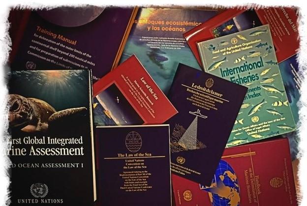 Publications on Ocean Affairs and the Law of the Sea. Photo: UN/DOALOS